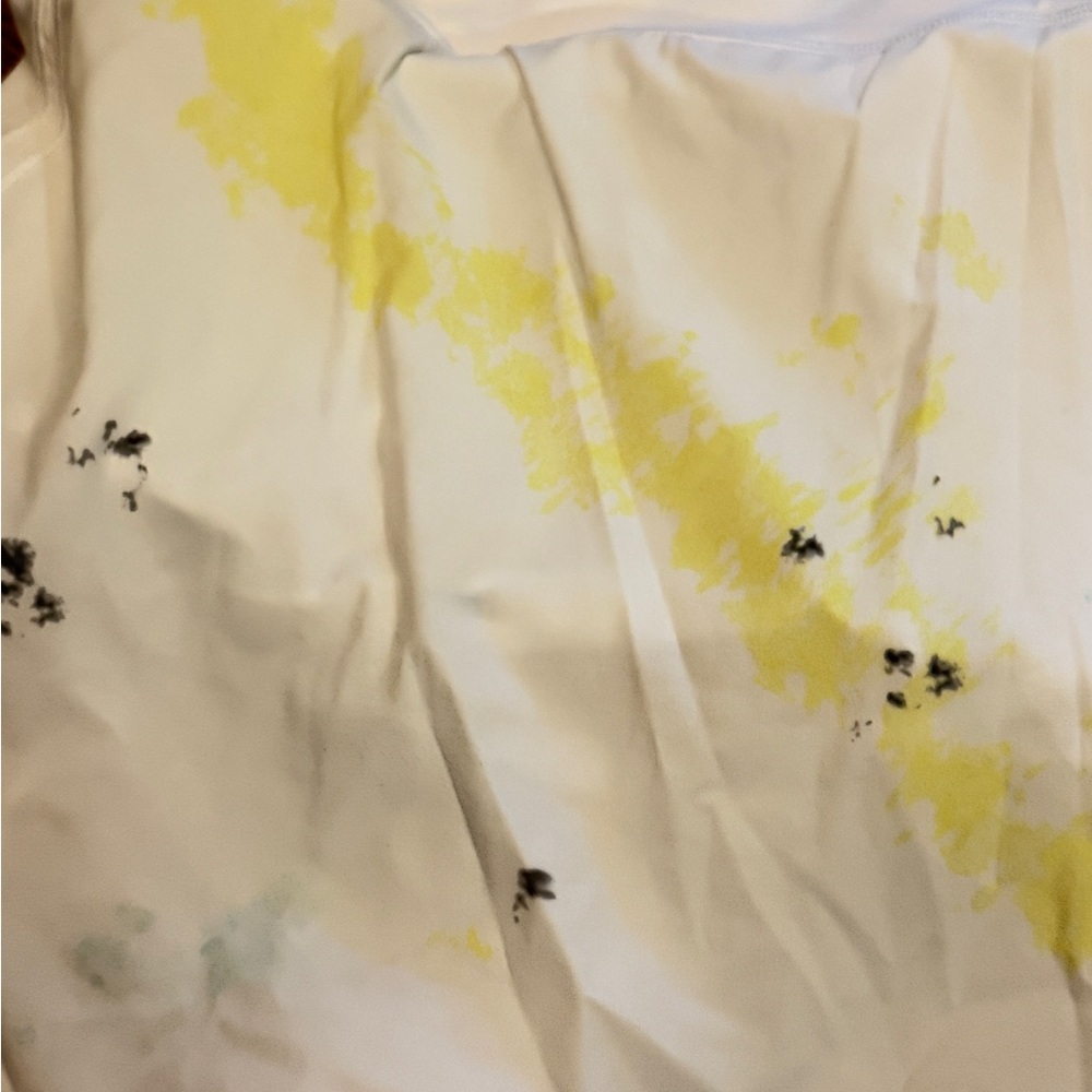 Lululemon Athletica Yellow and Black Duvet Cover